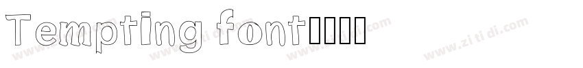 Tempting font字体转换